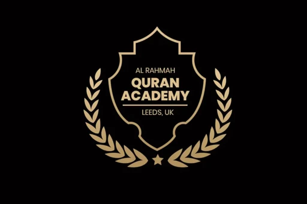Al Rahmah Quran Academy, Leeds, UK — gold crest logo